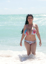Daylene's Day At Haulover Beach - Daylene Rio (42 Photos) - Big Boob Bundle