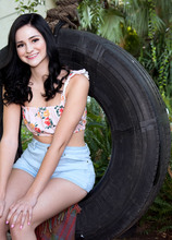 Doe-Eyed Sweetie - Violet Rain (105 Photos) - Naughty Mag